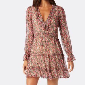 Joie Adanson Mini Silk Dress Size 2  NWT